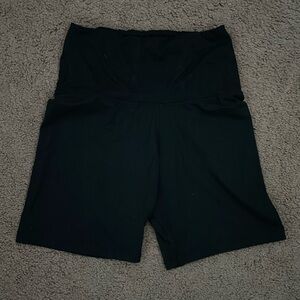stretch high waisted shorts